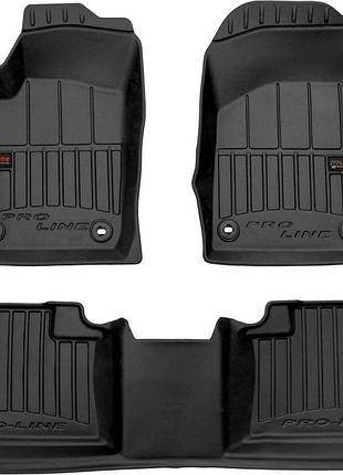 Автомобильные коврики в салон frogum 3d на dodge durango 3 7м 10- 1-2 ряд додж дюранго черные