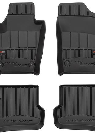 Автомобильные коврики в салон frogum 3d на seat ibiza 4 08-17 сеат ибица черные