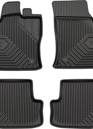 Автомобильные коврики в салон frogum 3d на skoda karoq 1 17- шкода карок черные