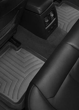Автомобильные коврики в салон weathertech на audi q5 18- 2-й ряд черные ауди ку5