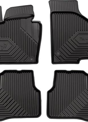 Автомобильные коврики в салон frogum 3d на volkswagen passat b6 05-09 фольксваген пассат б6 черные
