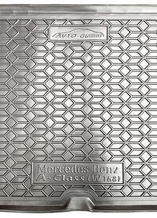 Автомобильный коврик в багажник avto-gumm mercedes a w168 97-04 черный мерседес а