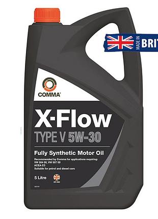 Моторное масло comma x-flow type v 5w30 5л