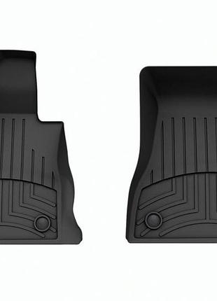 Автомобильные коврики в салон weathertech на bmw 5 24- передние черные бмв 5