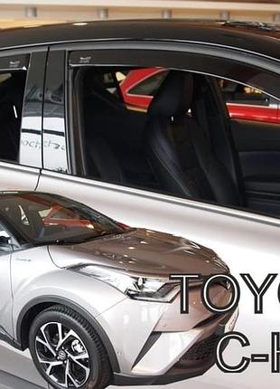 Дефлекторы окон ветровики toyota c-hr 5d 16- вставные 4шт heko тойота с-хр