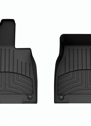 Автомобильные коврики в салон weathertech на mercedes eqe sd 23- передние черные мерседес екуе