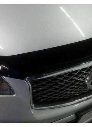 Дефлектор капота мухобойка infiniti qx50 16-18 черный formfit инфинити куикс50
