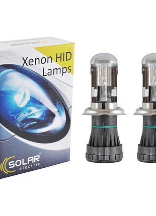 Лампи ксенон solar h4 5000k 35вт bi-xenon 85v p43t-38 ket пара