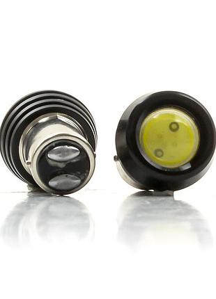 Led автолампа solar s25 bay15d 12v 1smd 1.5w белый свет для стопов и габаритов 2 шт