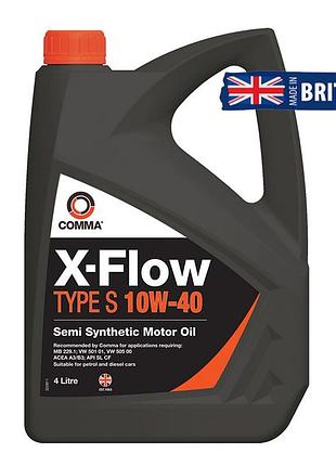 Моторне масло comma x-flow type s 10w40 4л