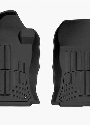Автомобільні килимки поліки в салон weathertech на subaru forester 19- передні чорні субару форестер