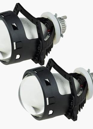 Drivex biled evolution f1s 3.0 світлодіодні лінзи 6000k 47w 53w активне охолодження canbus 3 дюйма