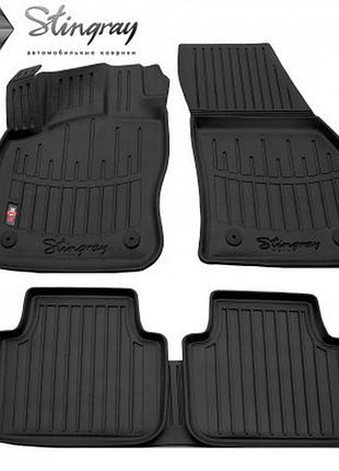 Автомобильные коврики в салон на seat tarraco 18- 5шт черные stingray сеат таррако