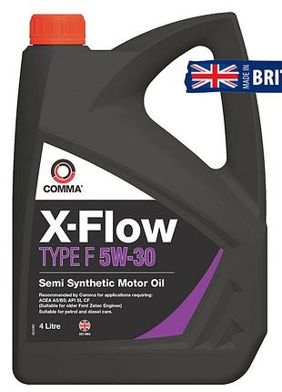 Моторное масло comma x-flow type f 5w-30 4л