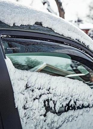 Дефлекторы окон ветровики mercedes ml 05- вставные задні 2шт темн. weathertech мерседес мл