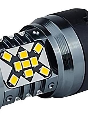 Светодиодная авто лампа t20-204(2) 7443 10вт can 1000лм белый drivex 45led 12-24в