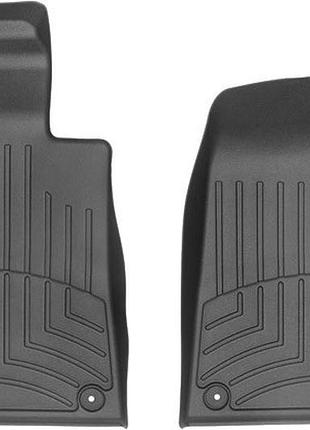 Автомобильные коврики в салон weathertech на porsche taycan 20- передние черные порше тайкан