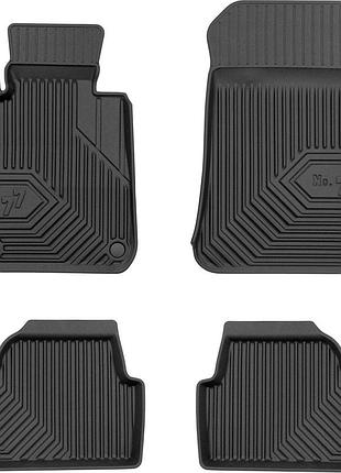 Автомобильные коврики в салон frogum 3d на bmw 1 e81 e82 e87 e88 04-11 бмв 1 черные