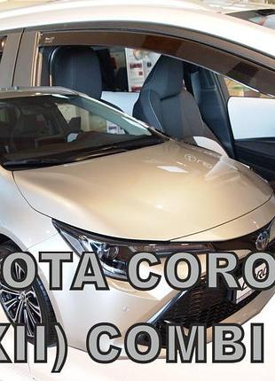 Дефлекторы окон ветровики toyota corolla 4d combi 18- вставные 4шт heko тойота королла