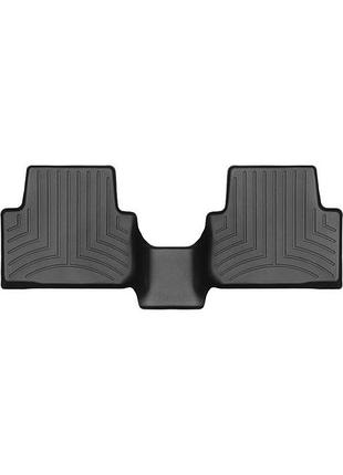 Автомобильные коврики в салон weathertech на volkswagen golf sportsvan 12-20 2-й ряд черные фольксваген гольф