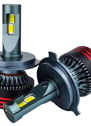 Светодиодные led автолампы drivex h4 fe-01 h/l can 57w 6000k 9-16v компл