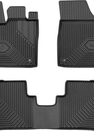 Автомобильные коврики в салон frogum 3d на skoda enyaq 1 20- шкода эниак черные