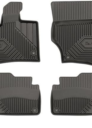 Автомобильные коврики в салон frogum 3d на audi q7 1 06-15 ауди ку7 черные