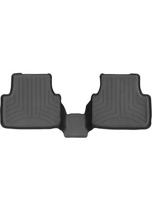 Автомобільні килимки поліки в салон weathertech на volkswagen jetta 19- 2-й ряд чорні фольксваген джетта