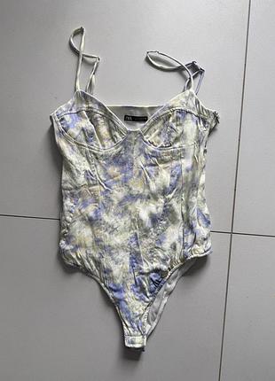 Боді сатинове zara