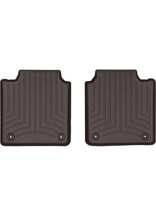 Автомобильные коврики в салон weathertech на porsche panamera executive 17- 2-й ряд какао порше панамера