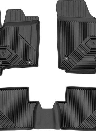 Автомобильные коврики в салон frogum 3d на opel meriva a 03-10 опель мерива черные