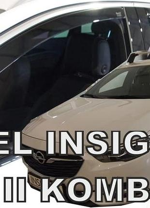 Дефлектори вікон вітровики opel insignia 5d kombi 17- вставні 4шт heko опель інсігнія