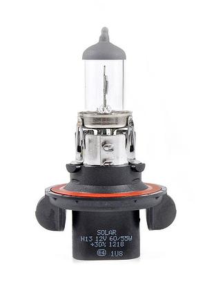 Галогенная лампа solar h13 12v 60/55w p26.4t starlight 30% яркости для авто