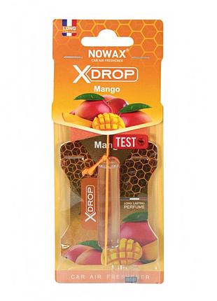 Ароматизатор целлюлозный с капсулой nowax серия x drop - mango