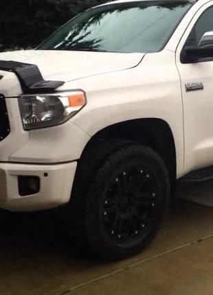 Дефлектор капота мухобойка toyota tundra 14-21 темно-дымчатый avs тойота тундра