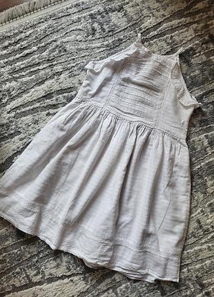Белое платье, сарафан zara