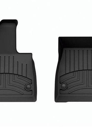 Автомобільні килимки поліки в салон weathertech на mercedes eqs suv 23- передні чорні мерседес экус
