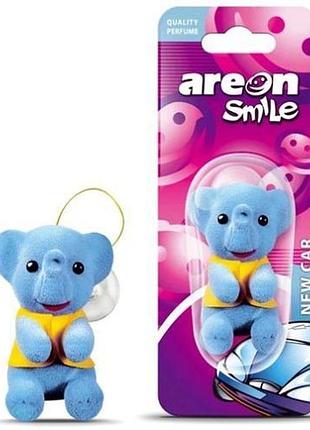 Освежитель воздуха areon smile toys new car слоненя