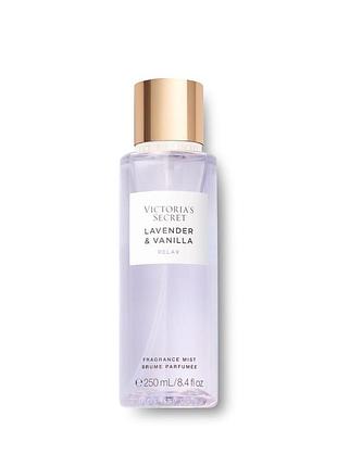 Спрей для тіла victoria's secret lavender & vanilla natural beauty body mist 250ml
