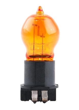 Галогенна лампа brevia pwy24w 12v 24w wp3 3x14 5/4 amber з яскравістю power +30% для авто