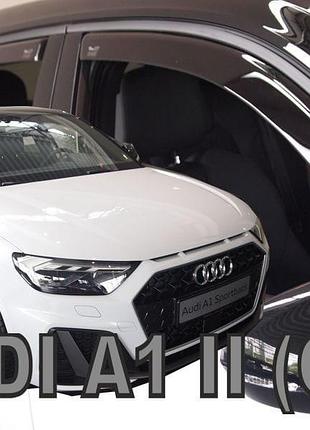 Дефлектори вікон вітровики audi a1 5d 18- вставні 4шт heko ауді а1