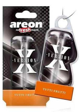 Освежитель воздуха жидкий листок areon liquid x-version tutti frutti 8,5 мл