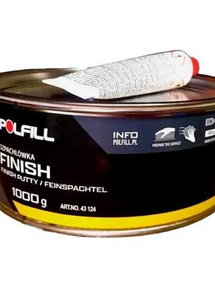 Polfill шпатлевка финишная 1.0kg для идеальной отделки стен и потолков долговечная и прочная