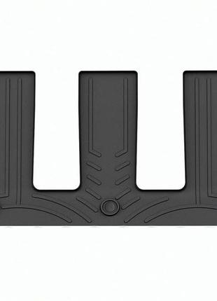 Автомобильные коврики в салон weathertech на rivian r1s 22- 3-й ряд черные ривиан р1с