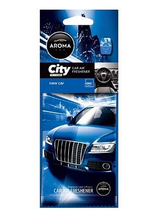 Целюлозный ароматизатор aroma car city card new car