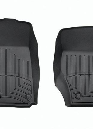 Автомобільні килимки поліки в салон weathertech на jeep grand cherokee wl 22- передні чорні джип гранд чероки