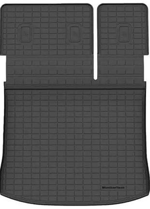 Автомобильный коврик в багажник авто weathertech ford edge 15-24 черный форд эдж