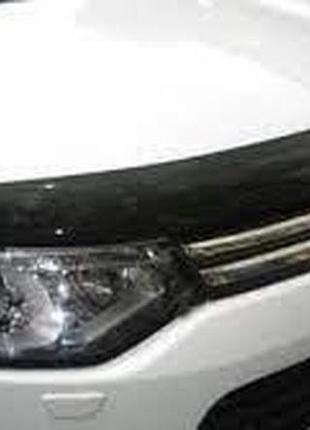 Дефлектор капота мухобойка mitsubishi outlander xl 10- черный egr митсубиси аутлендер хл