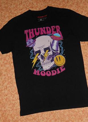 Футболка thunder hoodie/thunder hot/skull/череп