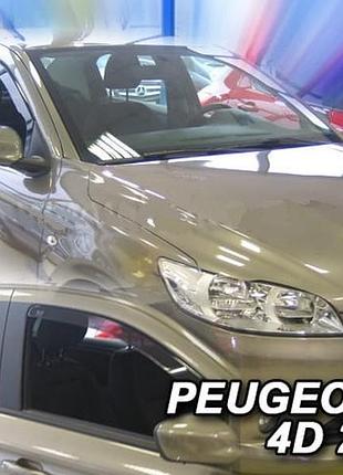 Дефлекторы окон ветровики citroen c-elysee 4d 13- вставные 4шт heko ситроен с-элизе